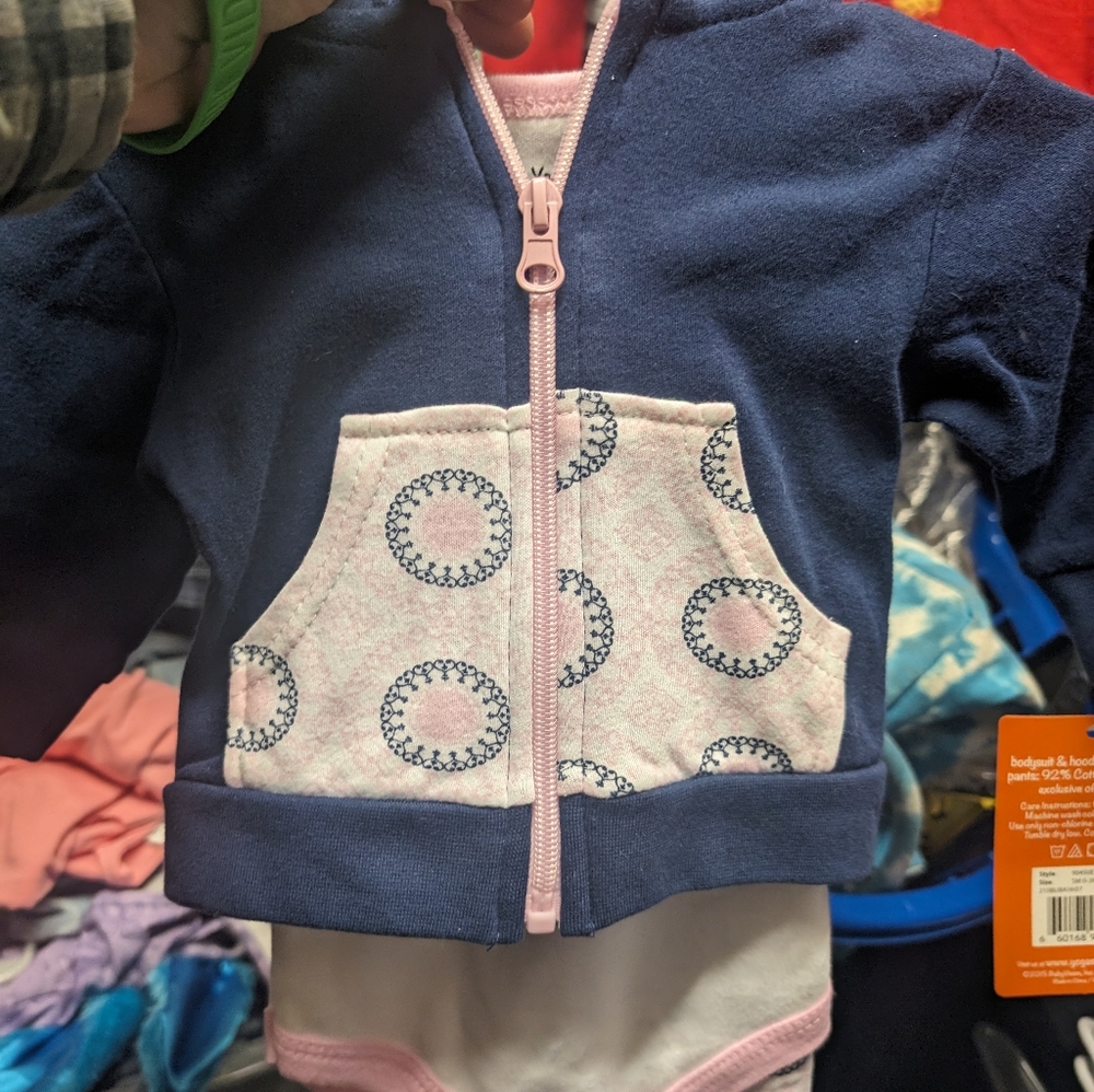 Blue 3pcs outfit